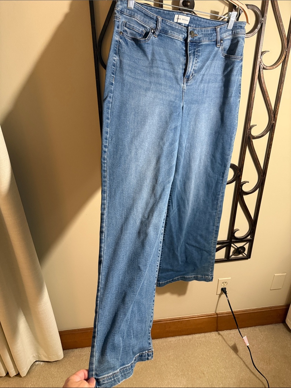 Lane Bryant Light Blue Wide-Leg Jeans